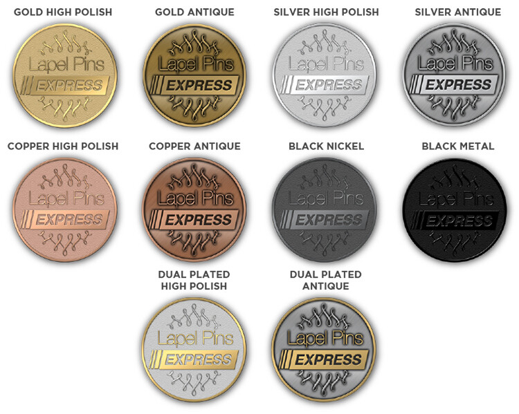 Challenge Coin Plating Options